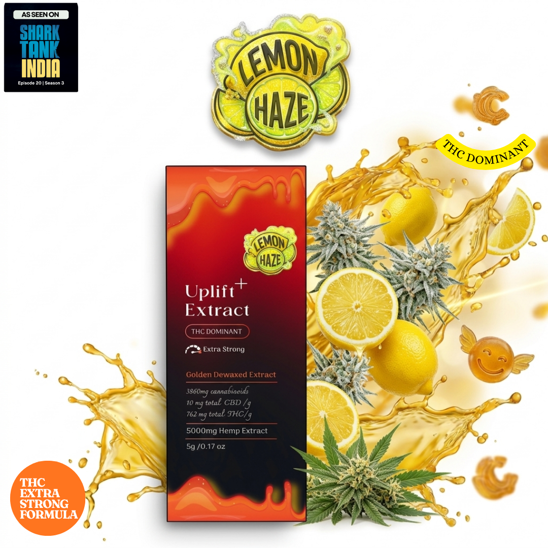Cannazo- De-Waxed Super Lemon Haze Uplift+ Pen (Full Spectrum THC Extract Syringe) Golden Extract