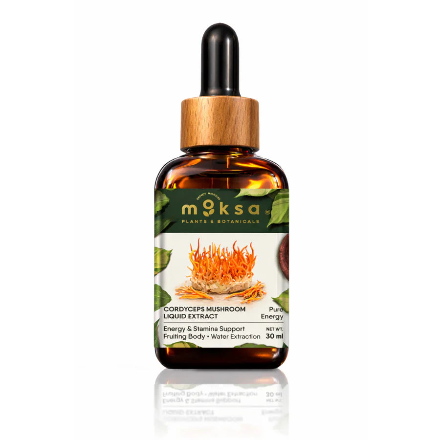 Moksa Cordyceps Mushroom Extract (Pure Energy) – Natural Energy & Stamina Support (30ml)