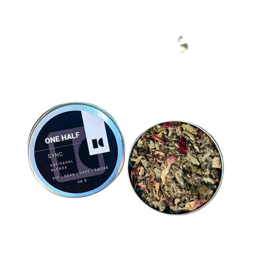 One Half SYNC 8gm Tin- Herbal Smoking Blend