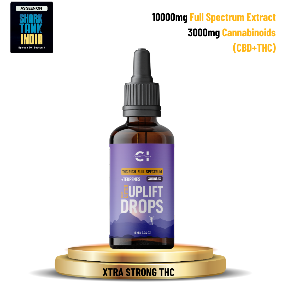 Cannazo - Uplift Drops  (THC Dominant Medical Cannabis Tincture Mood Lifters)