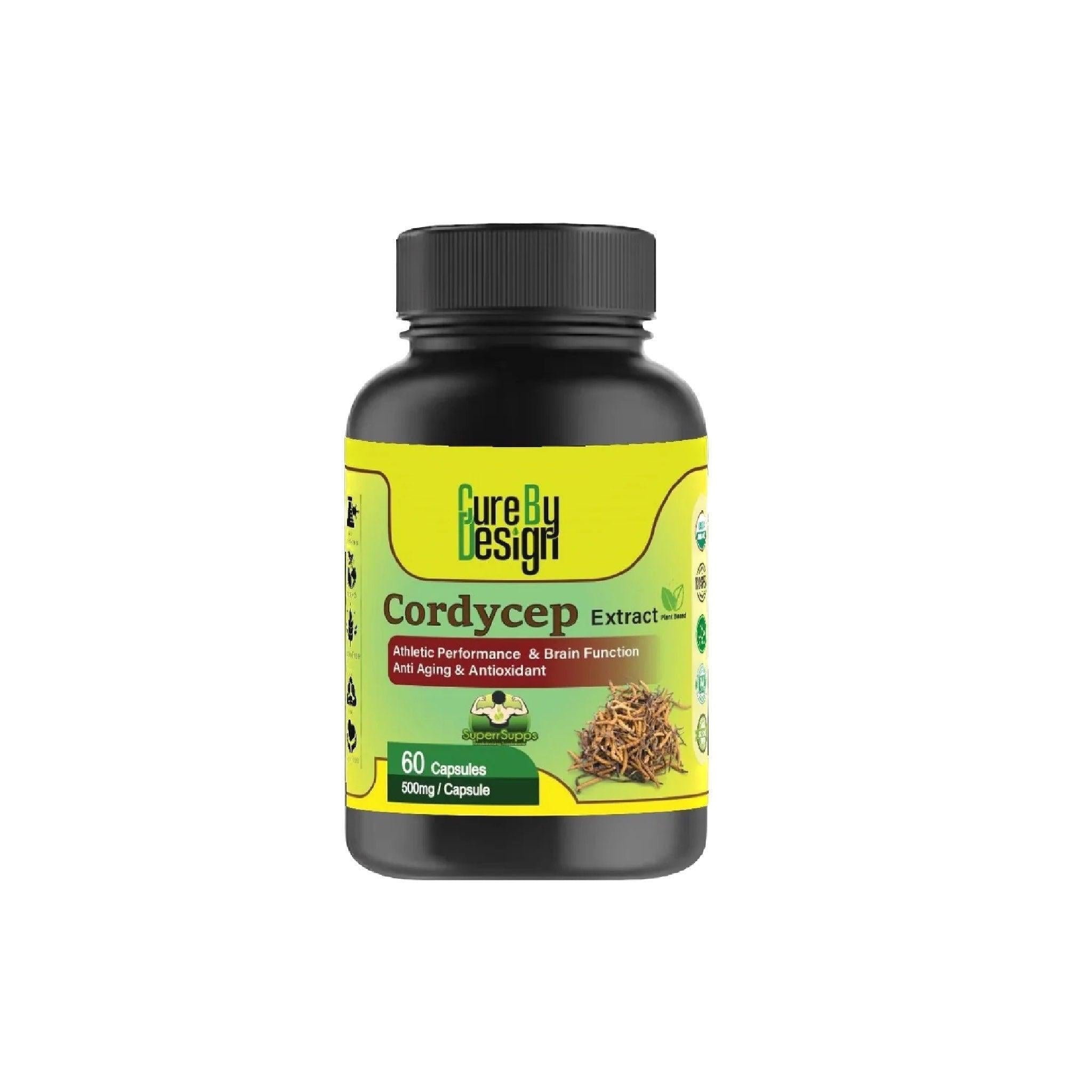 Cure By Design - Superrsupps Cordyceps Capsules