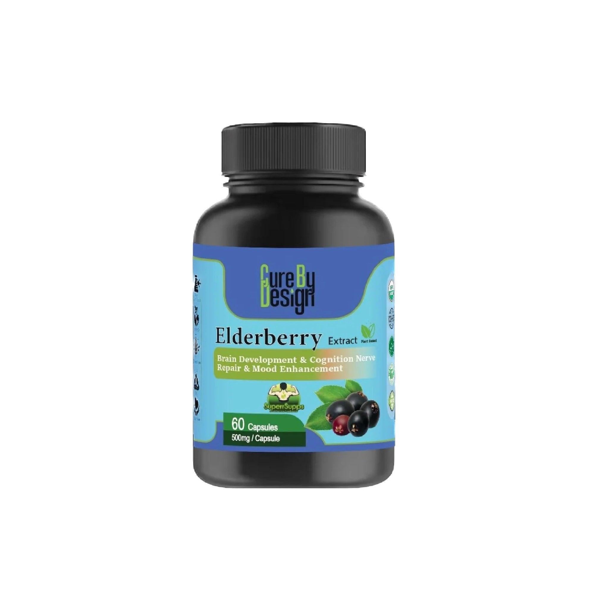 Cure By Design - Superrsupps Elderberry Capsules